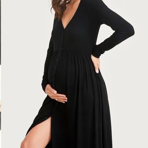 Rib nursing dress